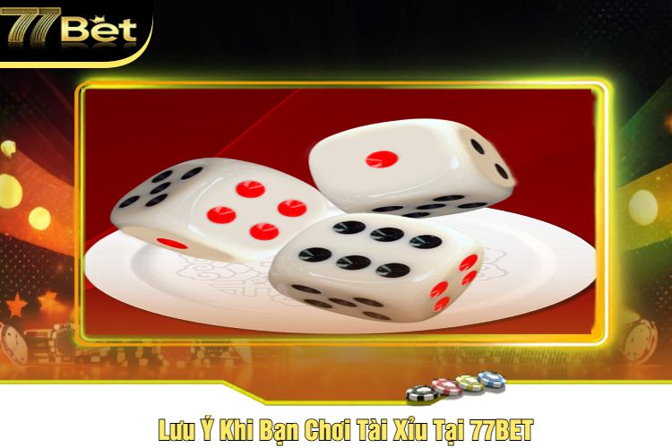 Lưu Ý Khi Bạn Chơi Tài Xỉu Tại 77BET